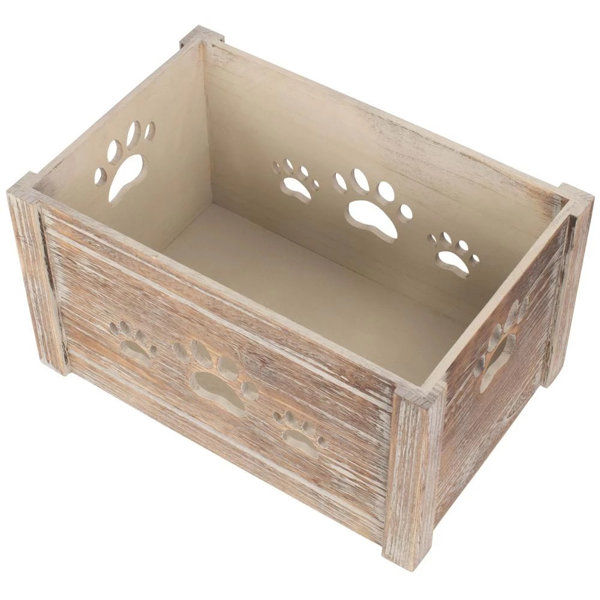 Archie & Oscar Dog Toy Manufactured Wood Organiser Box Wayfair.co.uk